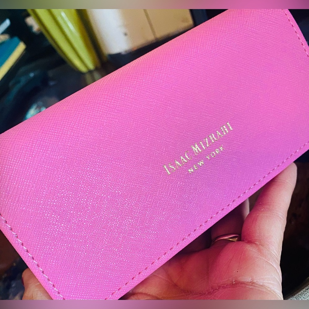 Isaac Mizrahi Pink Eyeglass Case